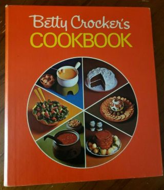 Betty Crockers Cookbook Pie Cover 5 Ring Binder Vtg 19th Printing 1973