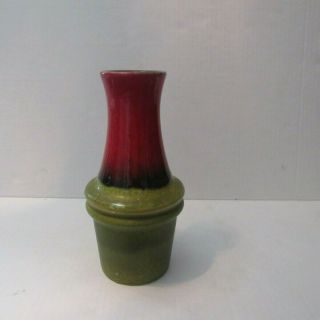 West German Pottery Vase Fat Lava Retro Vtg Scheurich Keramik 209 - 18 3