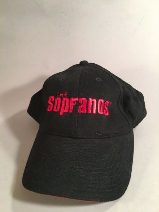 Vintage " The Sopranos " Tv Show Hbo Series Baseball Hat Cap