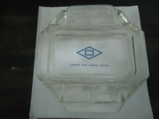 Vintage Dominion Glass Company Limited - Ashtray - - Canada - Rare Item