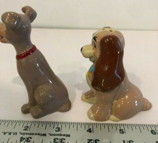 Vintage Disney Memorabilia,  Ceramic,  Lady and the Tramp salt and pepper shakers 5