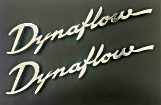 Vintage 1948 - 52 Buick Dynaflow Badges / Emblems (incredible)