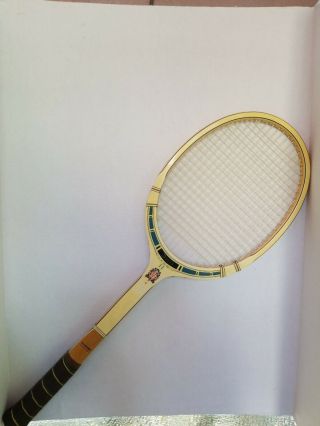 Vintage Made In The Usa Tad Davis Classic Ii Wooden Tennis Racket 4l