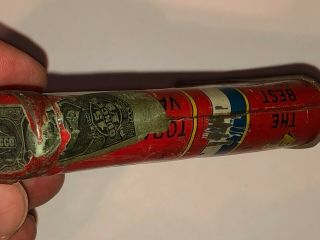 VINTAGE UNION LEADER REDI CUT TOBACCO TIN UNCLE SAM CAN UNITED STATES AMERICAN 4