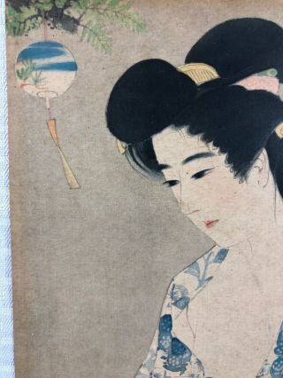 1930’s - 1940’s Vintage Japanese Art Pre WW2 1930 - 1940’s Framed Art 2