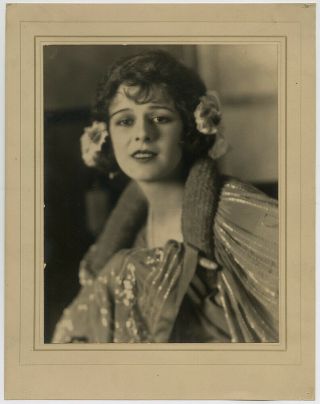 Silent Film Beauty Anita Stewart Vintage Large Sophisticated 1920s Photograph