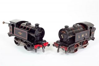 2 X Vintage O Gauge " Hornby " Locomotives " British Railways " & " Lms 7140 "
