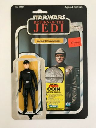 Star Wars Kenner Vintage 1980 Imperial Commander H.  K And Cardback 1983 H.  K