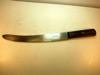 Vintage And Antique Butcher Knife With L.  A.  Watkins Co Denver,  Colo.  Branding.