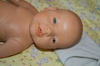 Vintage Diana Anatomically Correct Baby Boy Doll 19 Inches Reborn Or Play