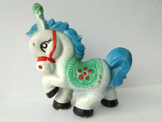 Vintage Circus Horse Pony Rubber Toy Ussr Doll Russian Soviet Rare