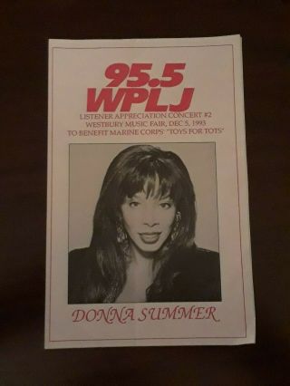 Donna Summer Vintage Concert Program 1993