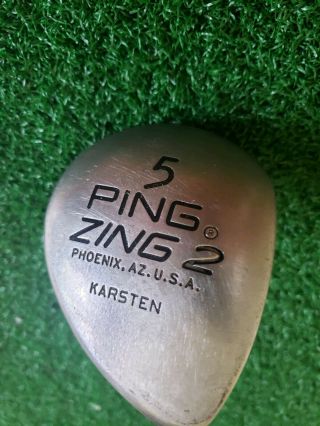 Vintage Ping Zing 2 Karsten 5 Wood Fairway Golf Club Rh Graphite