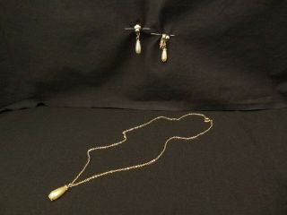 Vintage Sarah Coventry Necklace and Earring Set,  
