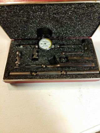 Vintage Starrett Last Word No.  711 Dial Indicator Set With Box