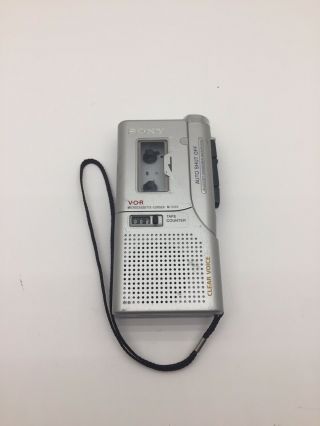 Vtg Sony Vor M - 540v Microcassette Recorder Voice Operated Recording