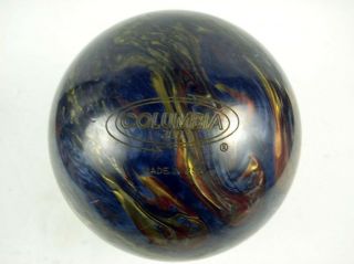 Vintage Columbia 300 Wrath Xp Bowling Ball Drilled 14 Ib 15 Oz