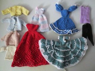 Vintage Knit Doll Clothes For Little Miss Revlon Toni Cissette