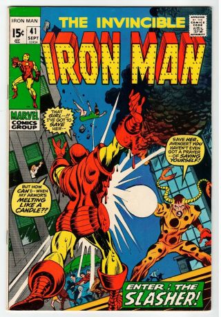 Marvel Invincible Iron Man 41 - Vg Sept 1971 Vintage Comic