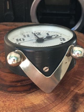 Vintage Raketa Mini Alarm Clock RARE 1960 ' s 0390 7
