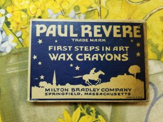 VINTAGE PAUL REVERE FIRST STEP IN ART CRAYONS 2
