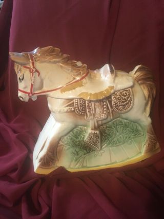 Mccoy Hobby Horse Vintage Cookie Jar Only Made In 1950 & 1951 Marked Mccoy (cl)
