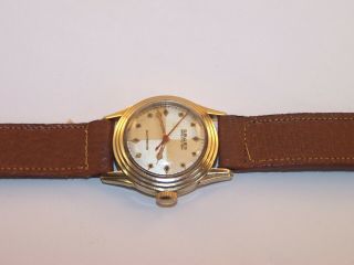 Vintage Gruen Precision Autowind Swiss 17 Jewel 480 Ss 10k Gold Filled Watch