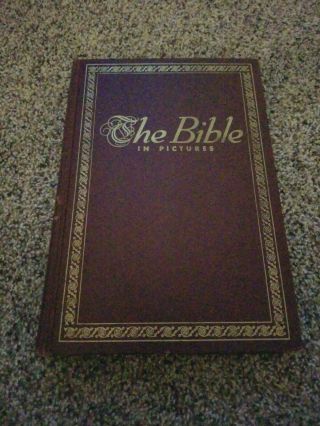 " The Bible In Pictures " Vintage 1952 Greystone Press Edition