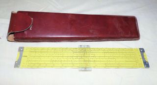 Vintage Pickett Slide Ruler Model N 3 - - Es Power Log Exponential With Case