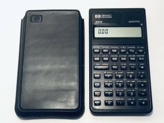 Hewlett Packard Hp 20s Vintage Scientific Calculator Mfg 1987 With Batteries