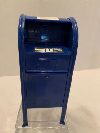 Us Postal Service Mail Box Plastic Piggy Coin Bank 2003 Vintage Usps 6” X 2.  5 "