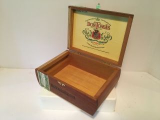 Vintage Don Tomas Rothschild Cigar Wood Box - $13 With