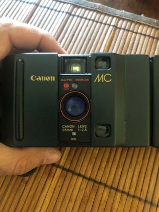 Canon MC - Vintage 1984 35 mm compact point and shoot film camera 4