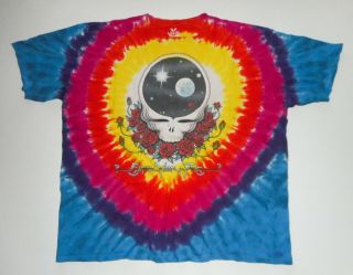 Vtg 90s 1992 Grateful Dead Concert T - Shirt Space Your Face Liquid Blue Gdm 92 2x