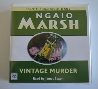 Vintage Murder - By Ngaio Marsh - Unabridged Audiobook - 8cds