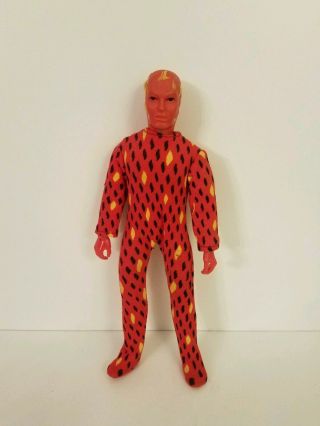 Vintage 1975 Mego Human Torch 8” Figure Fantastic Four