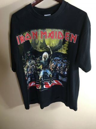 Vintage Iron Maiden Concert Shirt Xl 2000
