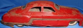 Old Vintage Tin Friction Powered Car Toy From India 1950