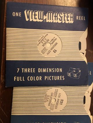 Vintage Viewmaster And Reels Along With A Reel List Booklet 5