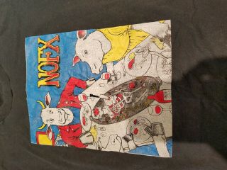 Vintage 1990 NOFX t - shirt - This shirt is OG not a reprint 2