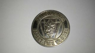 Vintage Obsolete Pennsylvania Forest Fire Warden Badge 6