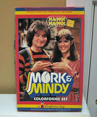 1979 Mork & Mindy Vintage Colorforms Play Set,  Poster - Robin Williams