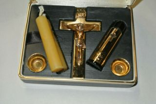 Vintage Creed - Sick Call Set - Last Rights Catholic - In Case