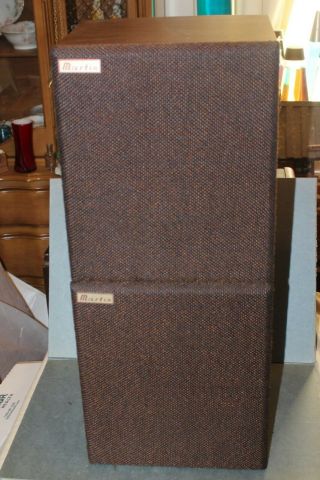 Eastman Sound Martin Bookshelf Speakers Vintage 197 Model 01 Max Jersey