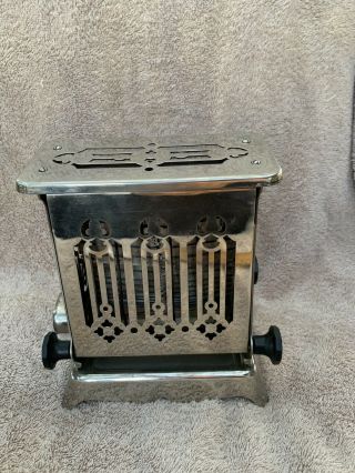 Vintage Edison Electric Hotpoint Toaster Without Power Cord - Art Deco Toaster