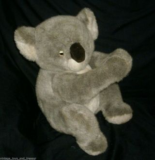 14 " Big Vintage 1988 R Dakin Baby Grey Koala Bear Stuffed Animal Plush Toy