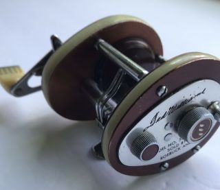 Vintage Ted Williams Model 535.  39981 Sears And Roebuck Fishing Reel Made In Usa