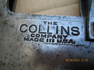 Vintage The Collins Company Brush Axe Head U.  S.  A.