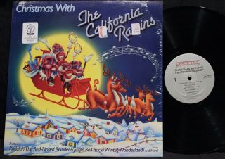 California Raisins - Christmas With - Priority 87923 - Vintage 1988 Lp With Shrink