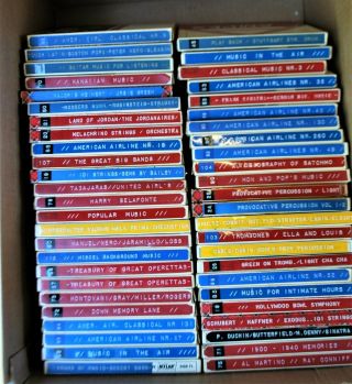 49 7 " Vintage Reel To Reel Pre - Recorded Tapes American Airlines Big Band Sinatra
